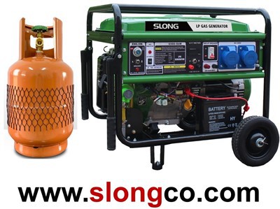 Venta caliente tipo silencioso 2kw 3kw 5kw 10kw generador de gas GLP